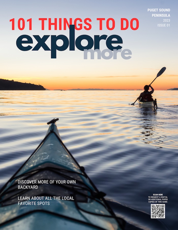 cover of 101 things to do guide with kayaks o the water